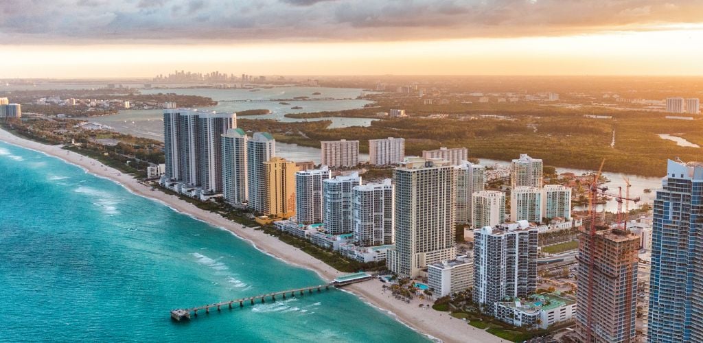 South Beach in Miami - florida 