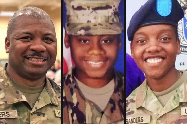 Sgt. William Jerome Rivers, Sgt. Breonna Alexsondria Moffett, Sgt. Kennedy Ladon Sanders.