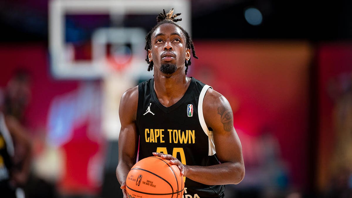 Zaire Wade plays in a Cape Town Tigers game