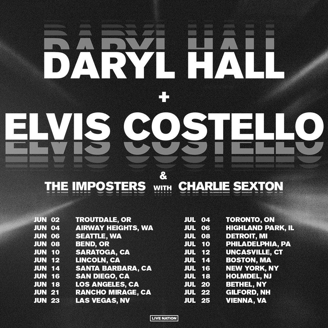 Daryl Hall tour poster