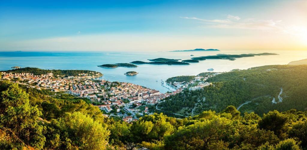 croatia aerial view