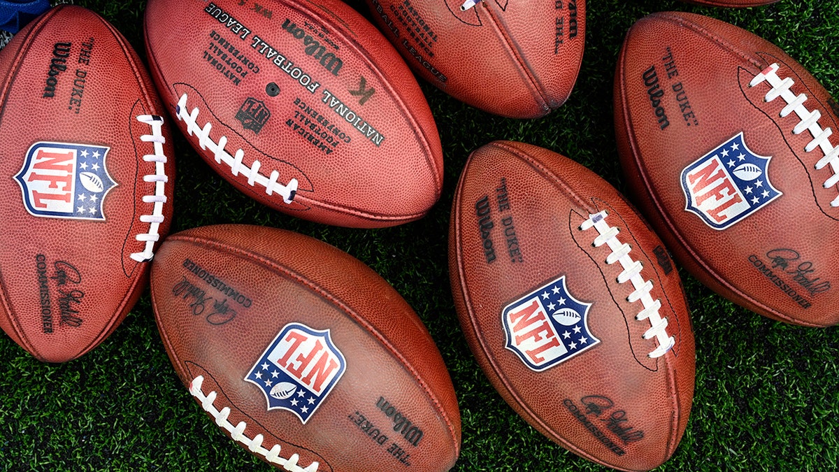 NFL footballs in California