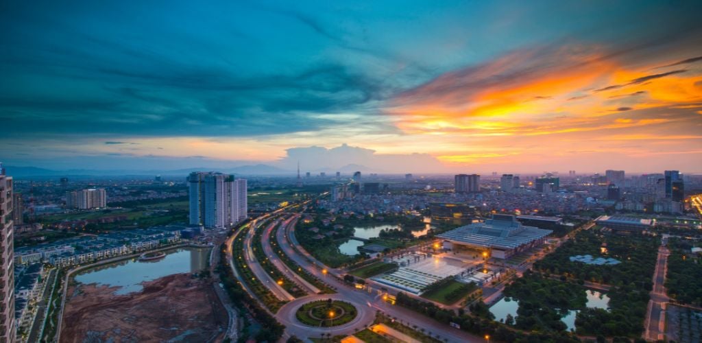 hanoi cityscape