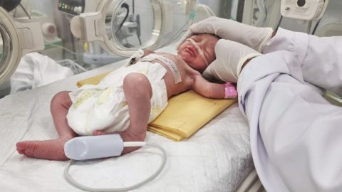 Orphaned by an airstrike and saved from her dead mother’s womb, baby Sabreen brings hope to Gaza hospital