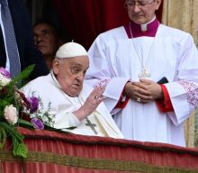Pope Francis skips Easter Mass but greets worshippers from St. Peter’s Basilica