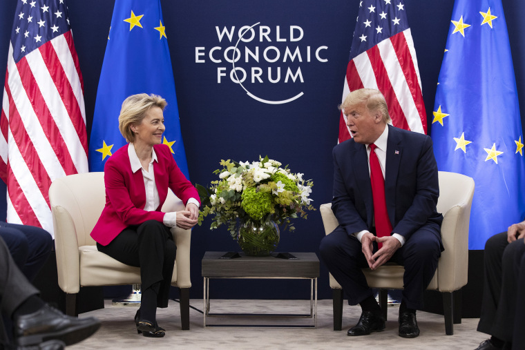 Donald Trump,Ursula von der Leyen