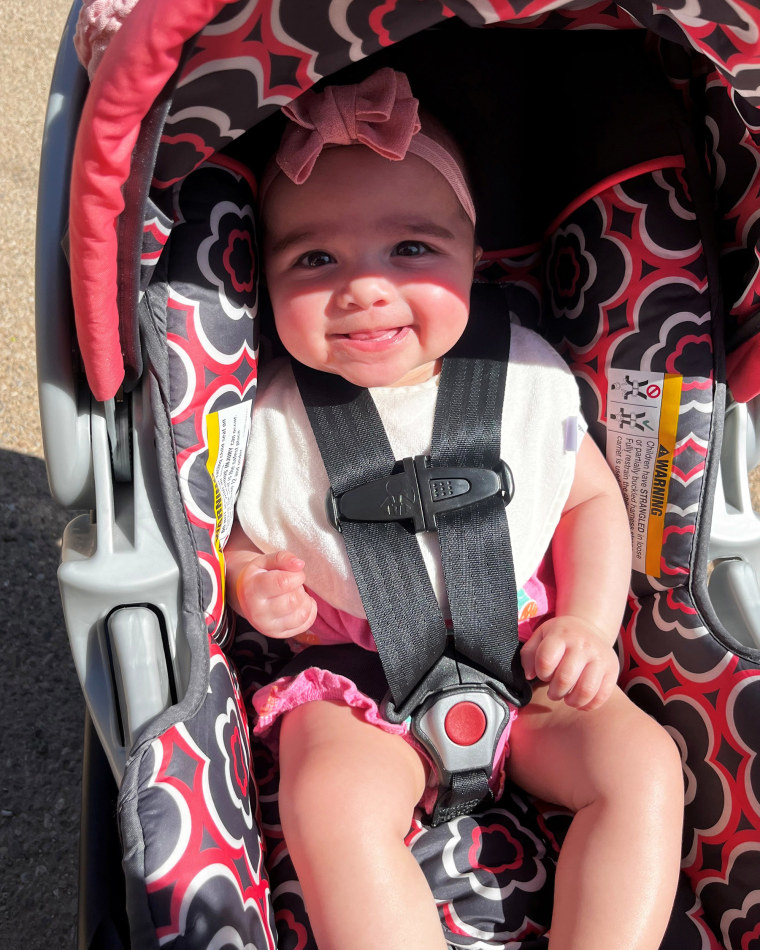 Melody Montes got her measles vaccine early amid a growing outbreak of the virus.