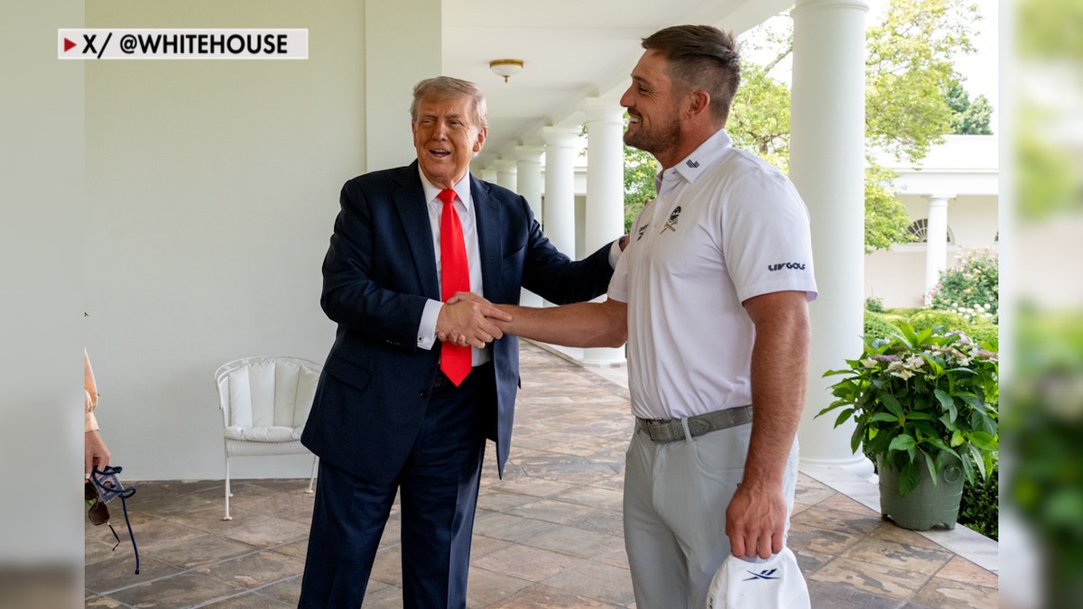 Bryson DeChambeau meets President Trump at White House