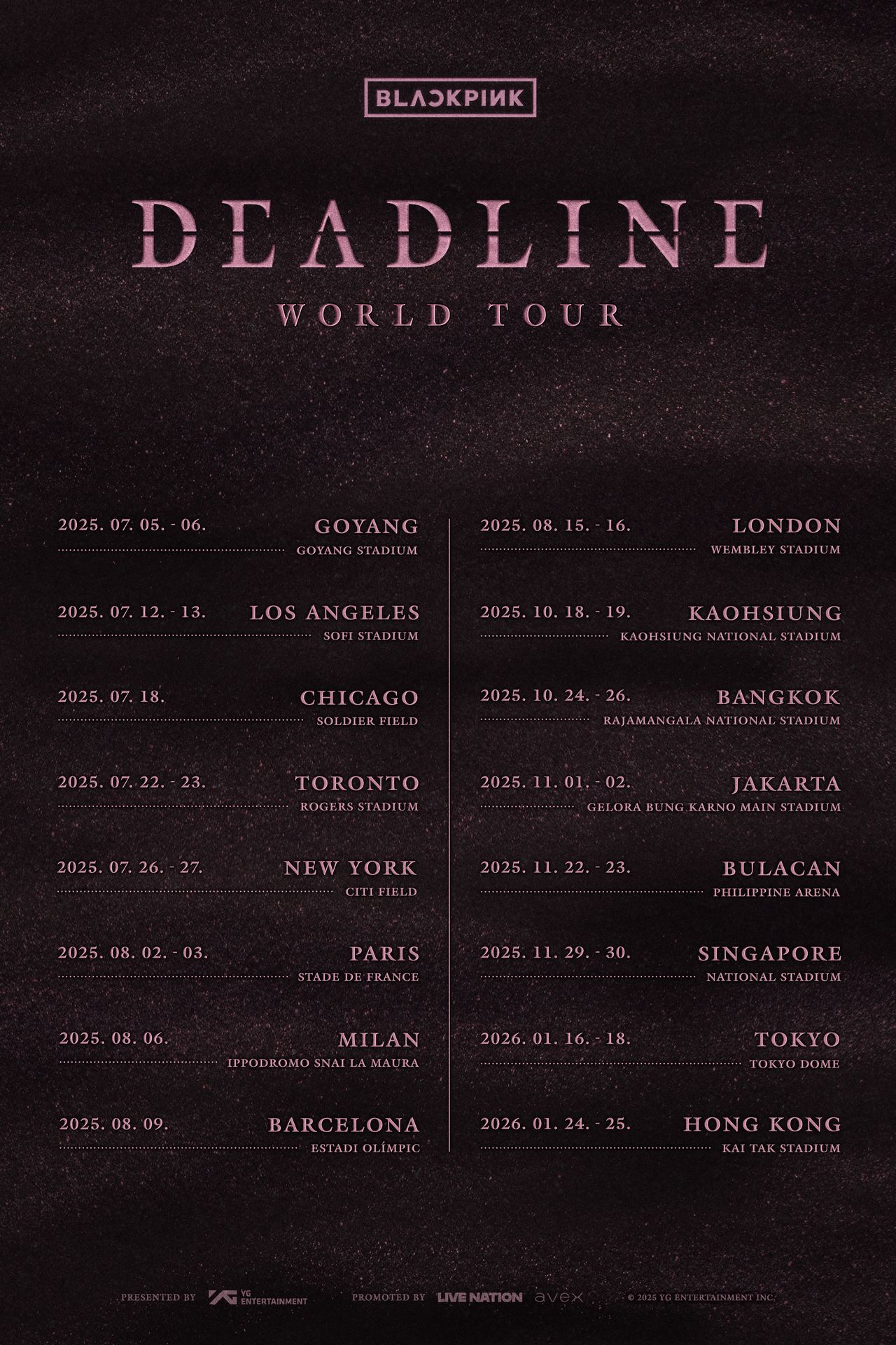 Blackpink: Deadline World Tour