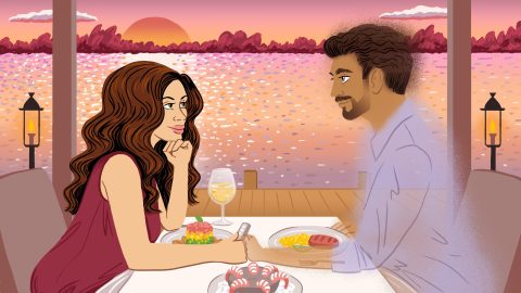 I went on a date with my AI dream guy. Then I cried over shrimp
