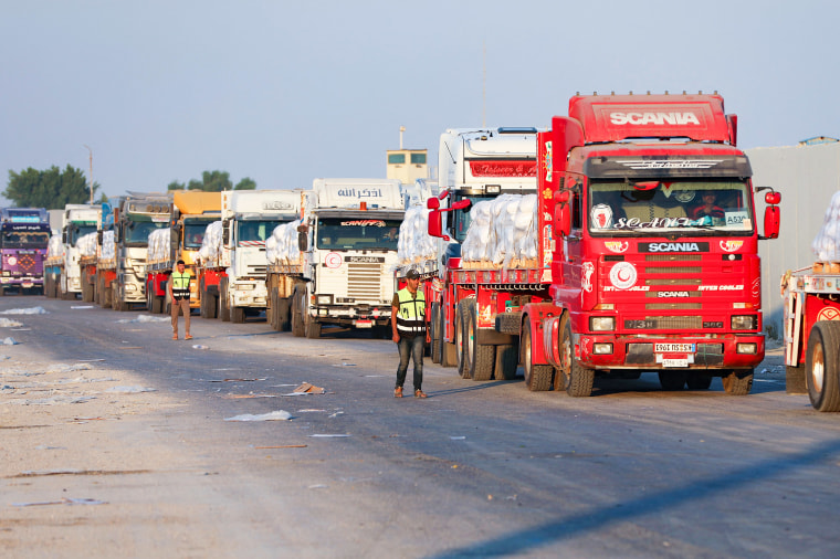 EGYPT-PALESTINIAN-ISRAEL-CONFLICT-AID