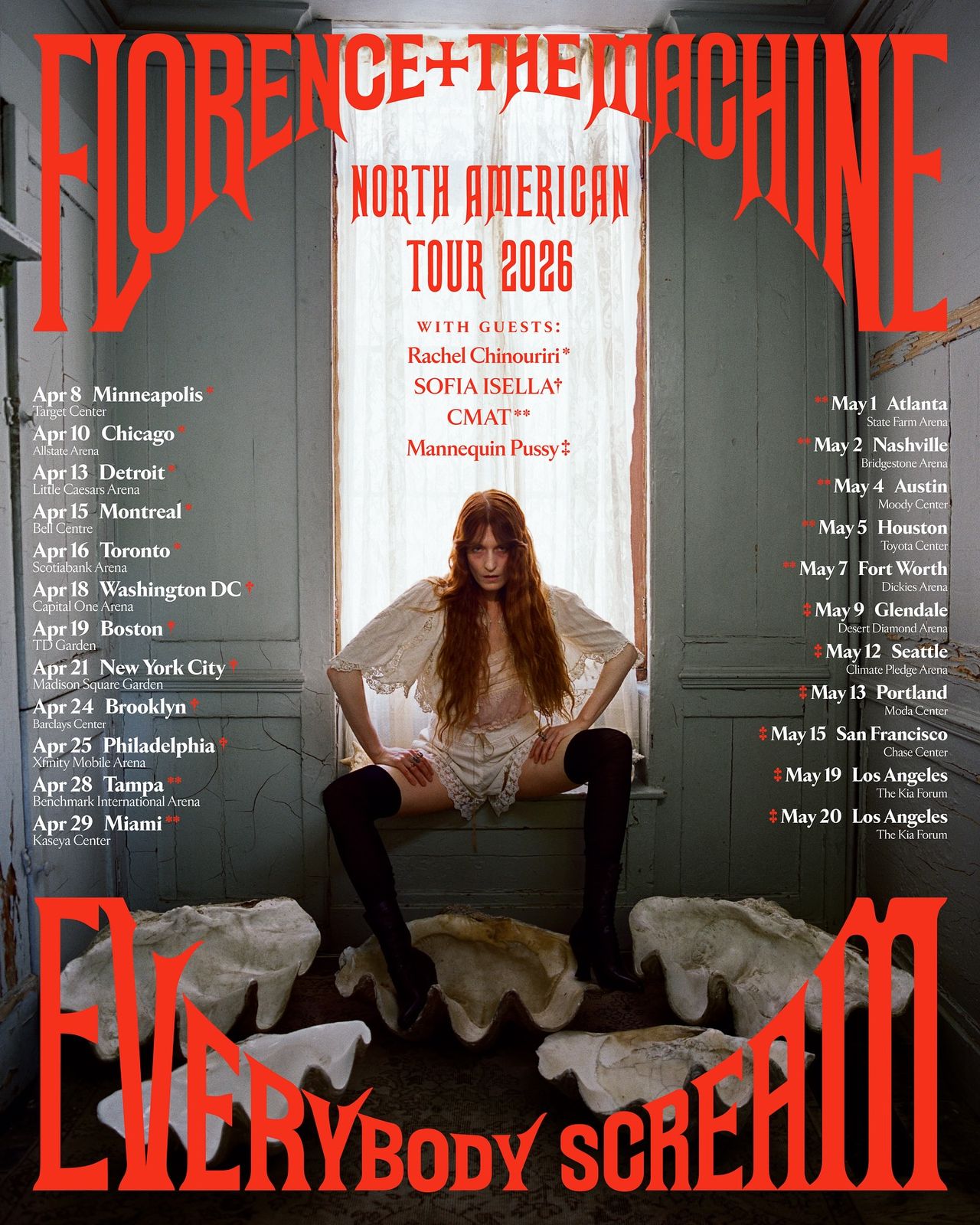 Florence and the Machine: Everybody Scream Tour