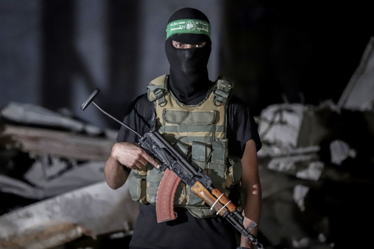 Hamas fighter in Gaza City
