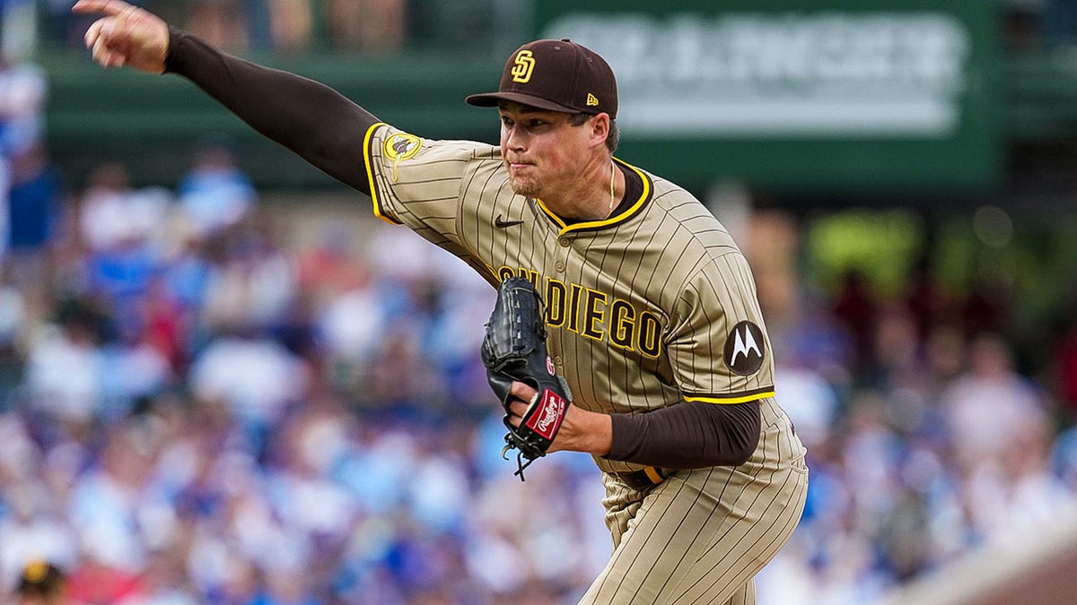 Mason Miller pitches