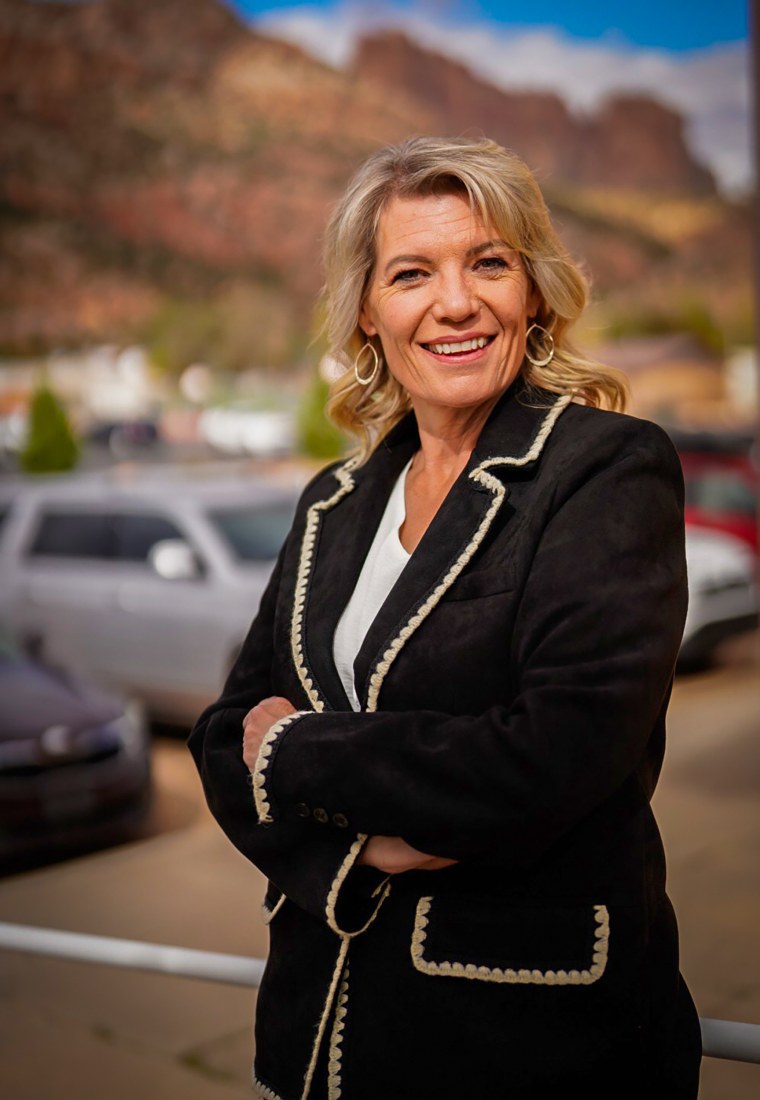 Mayor of Hildale, Utah, Donia Jessop.