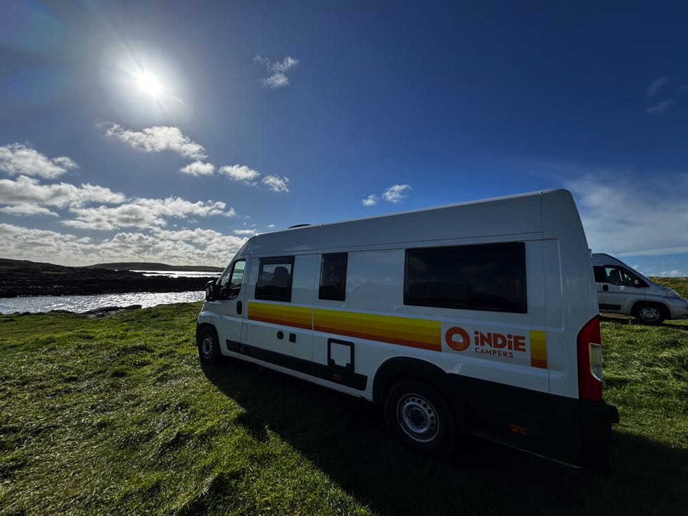 van at campsite ireland.HEIC clifden eco camping in ireland