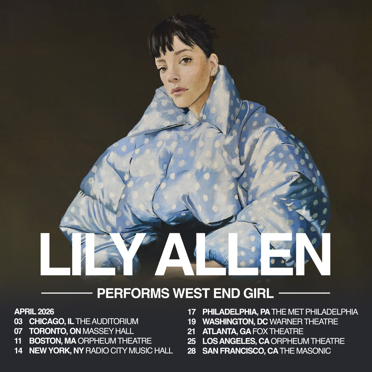 Lily Allen: West End Girl Tour