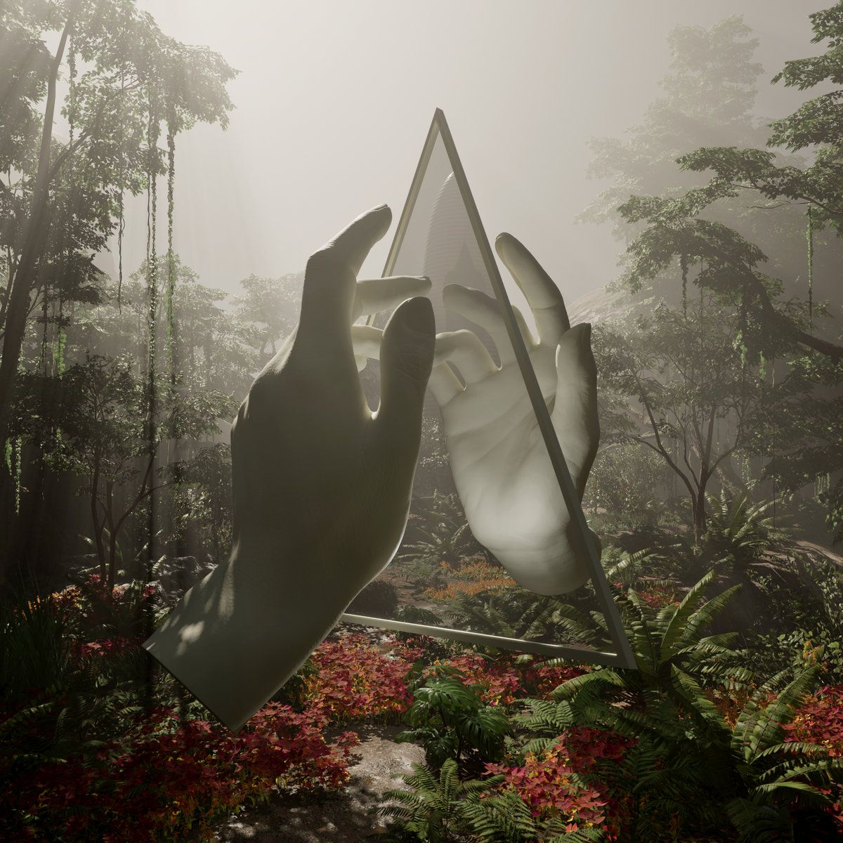 Image may contain Land Nature Outdoors Plant Rainforest Tree Vegetation Jungle Clothing Glove Woodland and Leaf