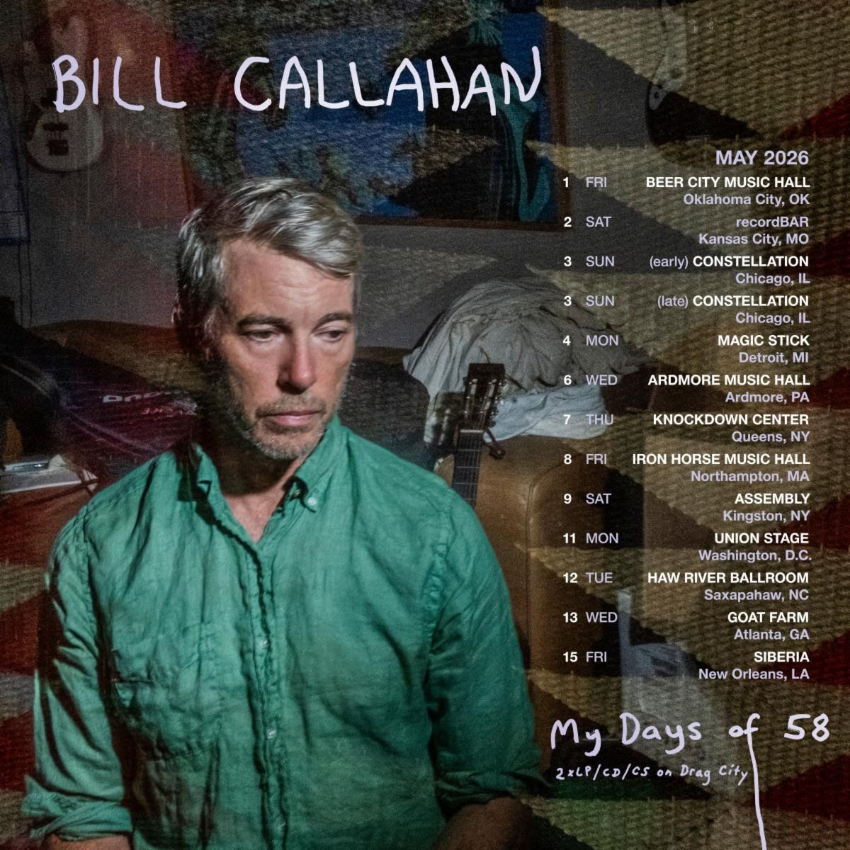 Image may contain Bill Callahan Face Head Person Photography Portrait Adult Publication Book and Wedding