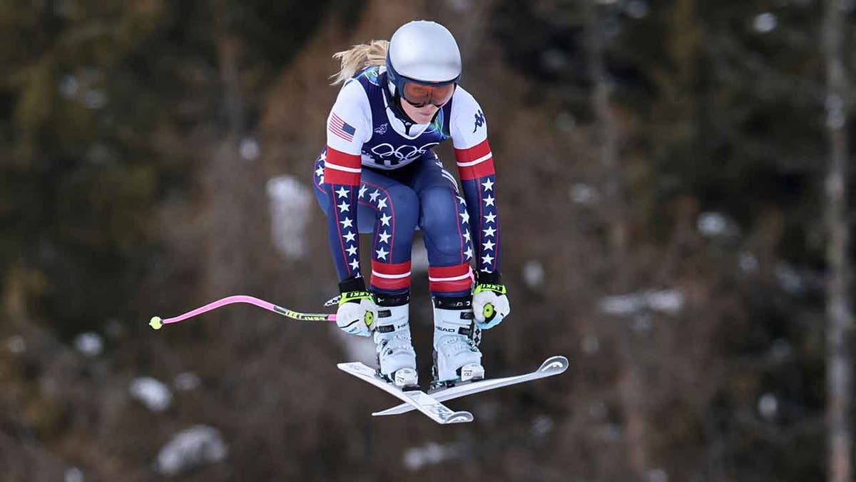 Lindsey Vonn in action