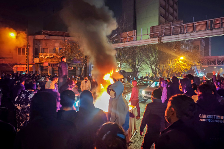 Image: Unrest In Iran As Protesters Demonstrate Over Economic Crisis
