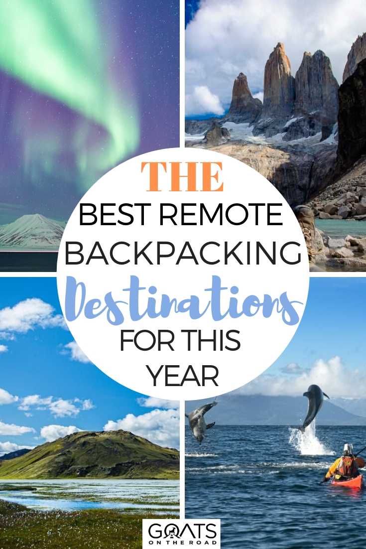 Want to plan your next remote backpacking trip? In this guide we show you our favorite remote backpacking destinations of the year! Here are some of the best locations for backpackers looking to get as far away from civilization as possible, such as getting to Lake Baikal, Svalbard Archipelago, Mount Rinjani, and more! | #travel #traveltips #bucketlist The Best Remote Backpacking Destinations This Year