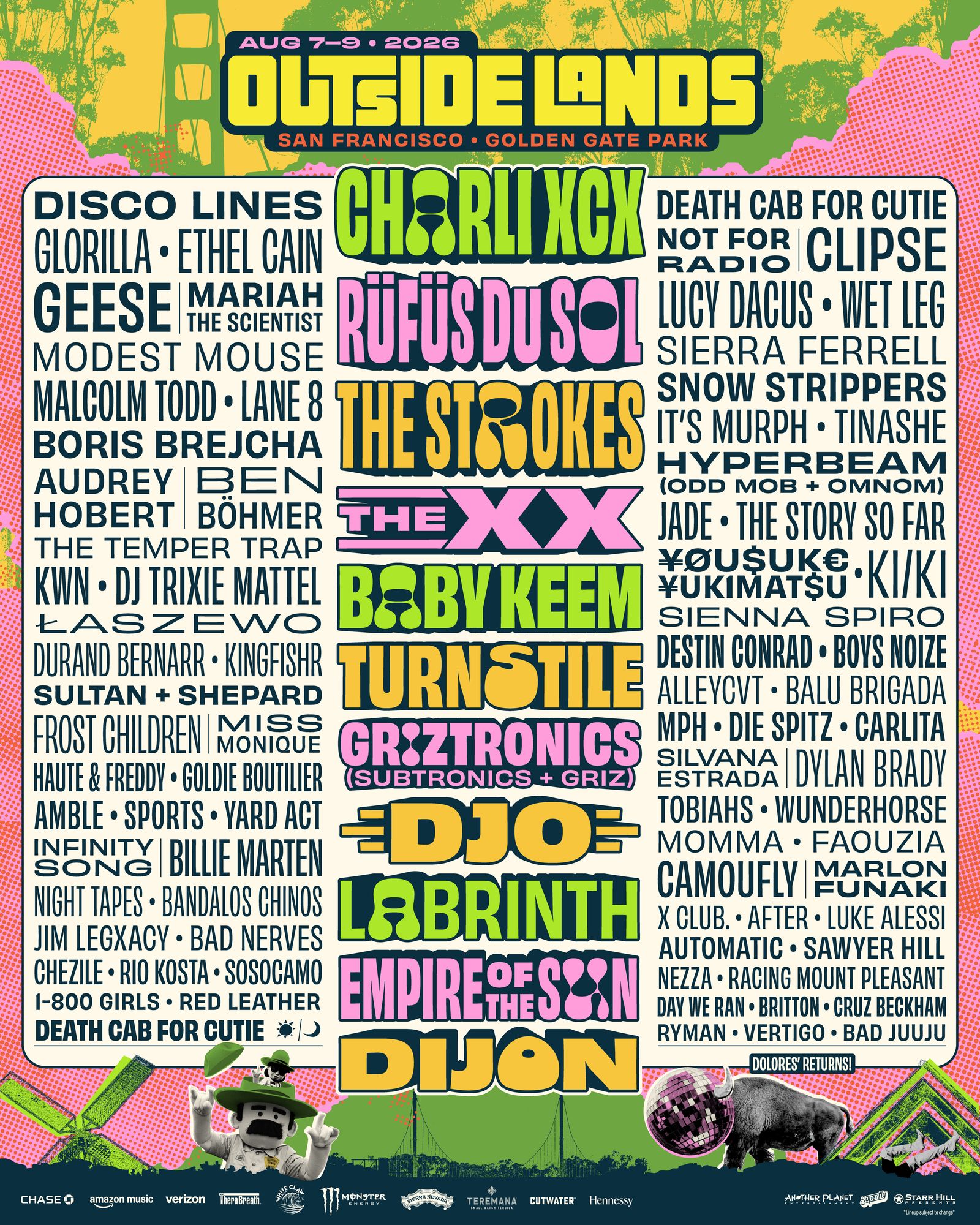 Outside Lands 2026