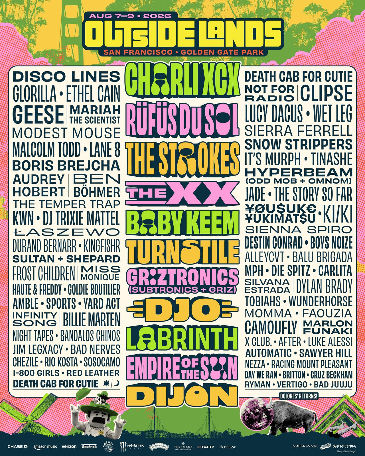Outside Lands 2026
