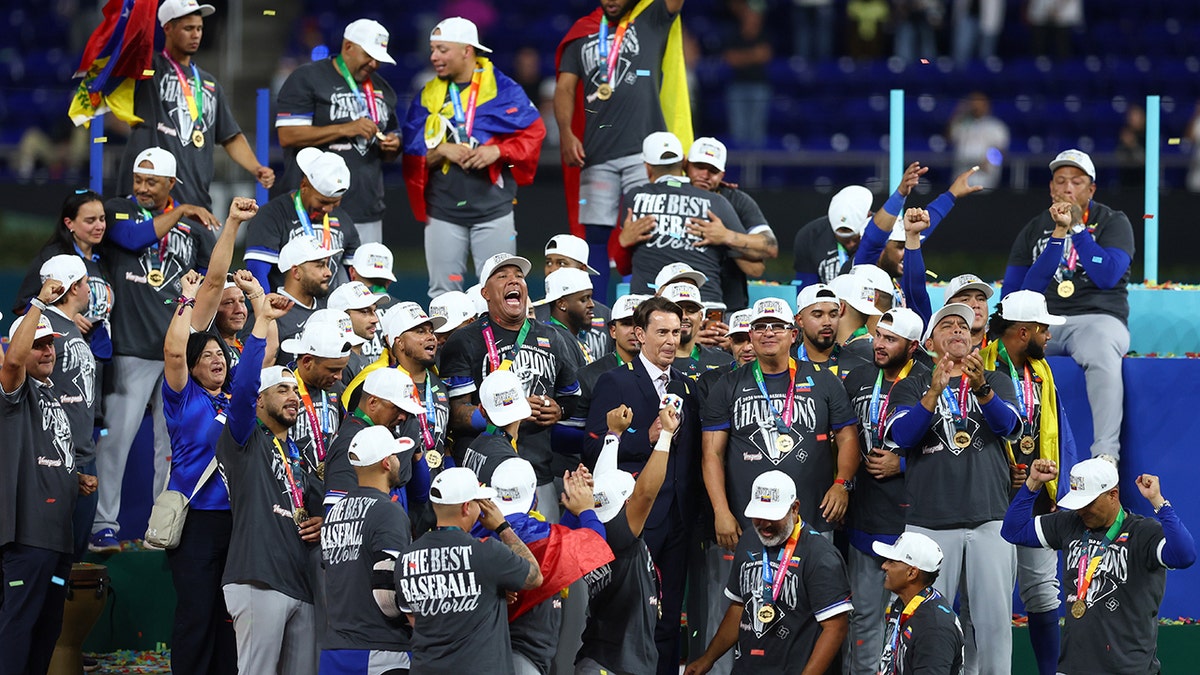 Venezuela celebrates win