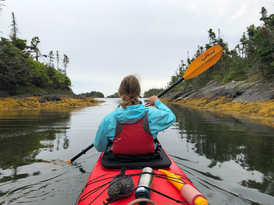 Kayaking Blue Rocks, Nova Scotia