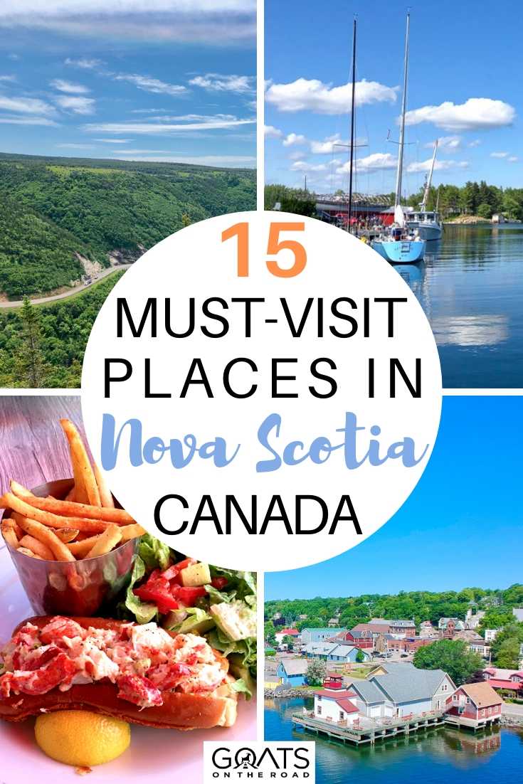 Planning a trip to Canada? Here are 15 must-visit places in Nova Scotia, Canada! Whether you want to go whale watching, drink at some amazing wineries, or do some fun outdoor activities, we’ve got the destinations for you to visit. | #traveldestinations #eastcoast #canada 15 Must-Visit Places in Nova Scotia, Canada