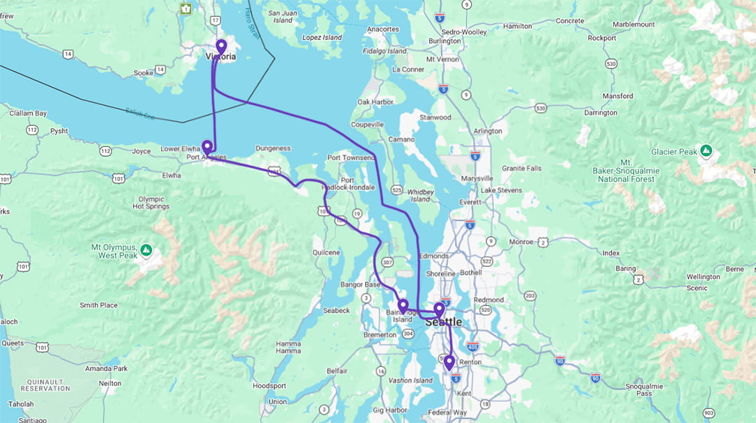 Traveling without a Car in Seattle Itinerary