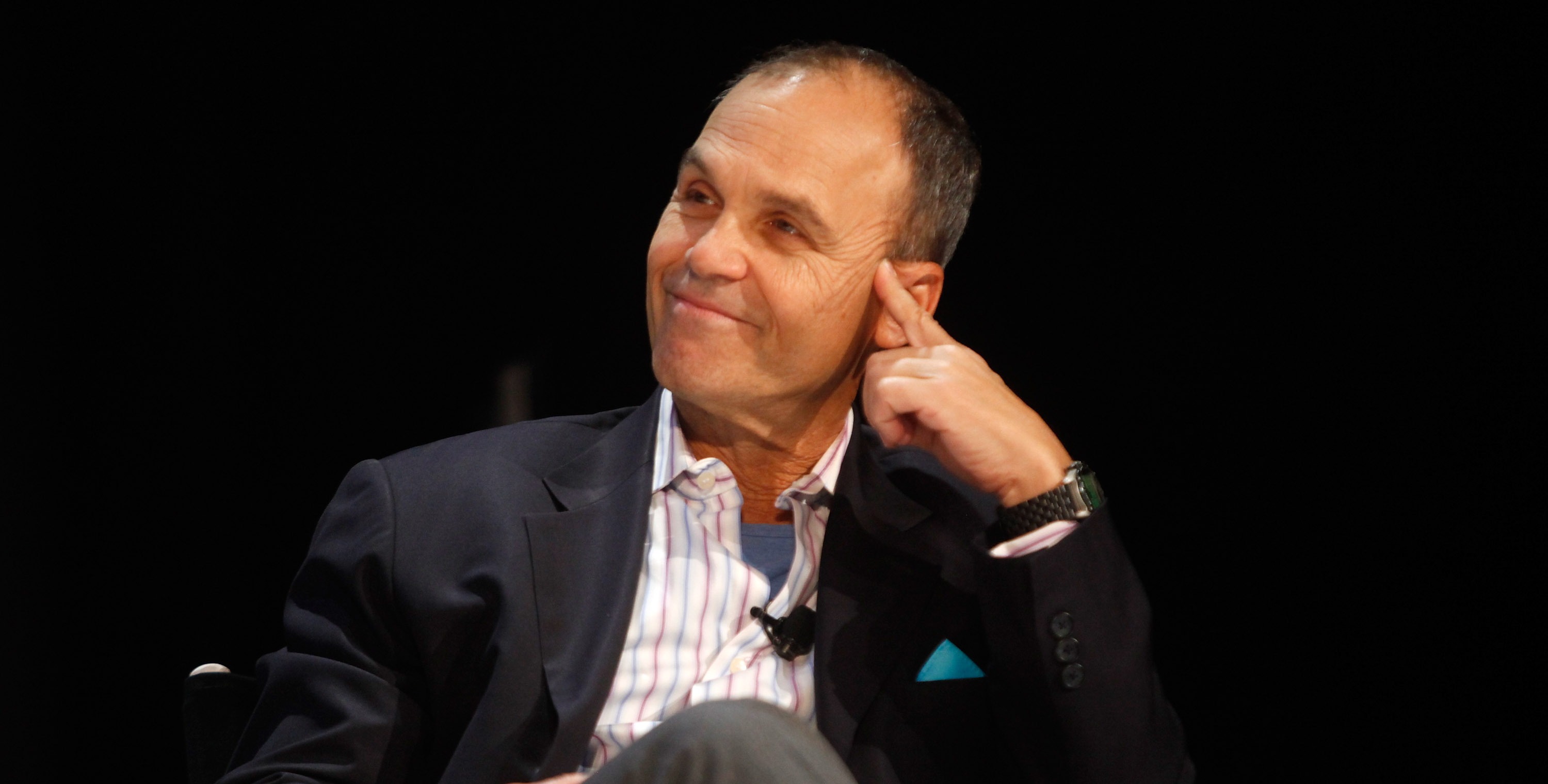 Five publishers and bestselling author Scott Turow are suing Meta for allegedly building generative AI models on millions of copyrighted works. Turow is pictured above during the New Yorker Festival in New York City in October 2014.