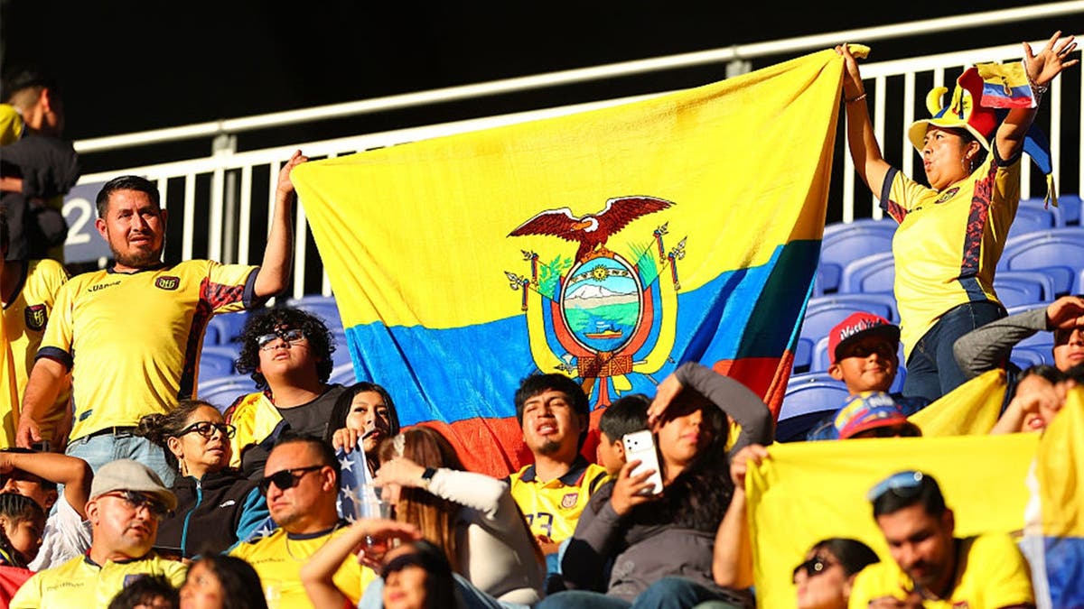 Ecuador fans prior to the first half of the pre 2026 FIFA World Cup Friendly game against Saudi Arabia