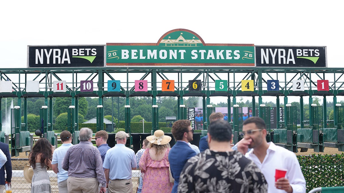 Belmont sign at Saratoga