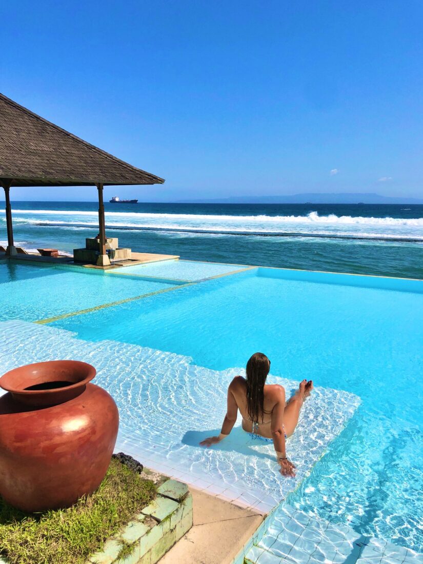 poolside in candidasa bali
