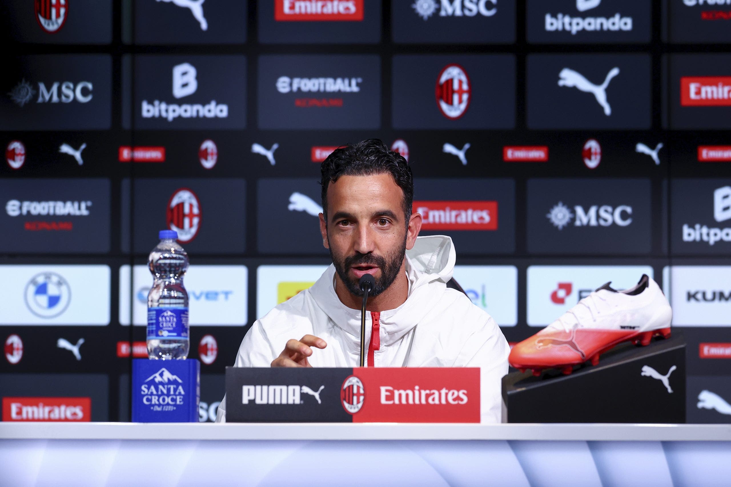 Amorim has led AC Milan to two wins and a draw in the season's early going, without any minutes from Pulisic. (Photo by Giuseppe Cottini/AC Milan via Getty Images)