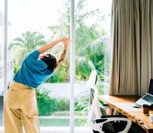 5 simple ways to relieve the aches and pains of sitting at a desk all day